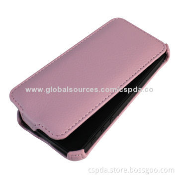 Best price PU leather flip case for iPhone 5, which showcases your smart phone call unique style